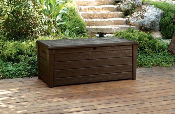 Saxon Wood Look Storage Box XL - L138 x W59.6 x H55.2 cm