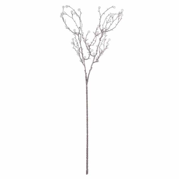 Festive Pearl Decorative Spray Artificial Plant - Plastic - L15 x W15 x H73 cm