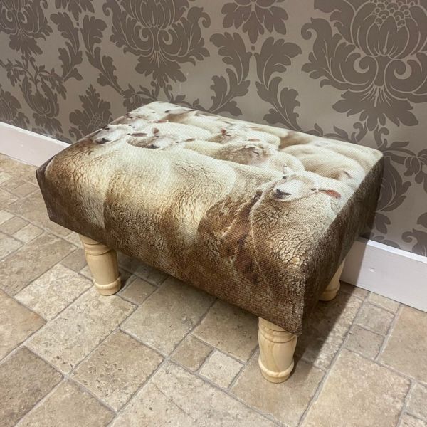 Sheep Footstool - L25 x W45 x H25 cm