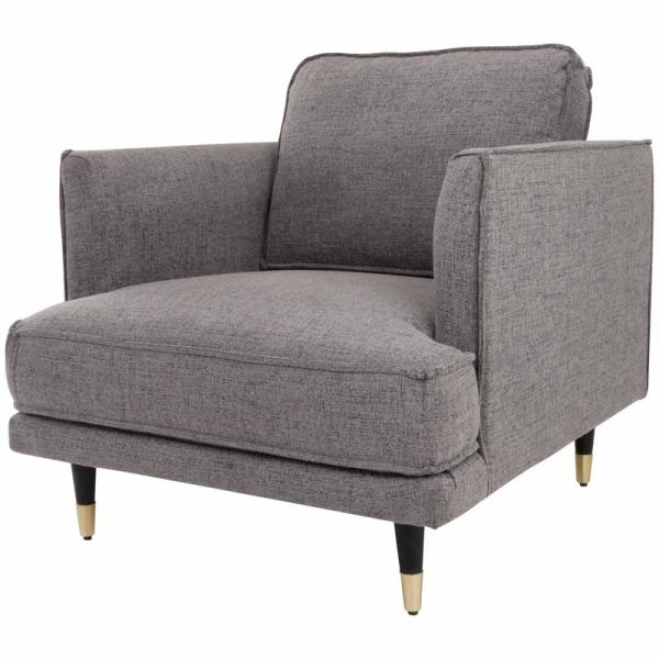 Richmond Grey Large Arm Chair - Lounge furniture - L92 x W88 x H89 cm