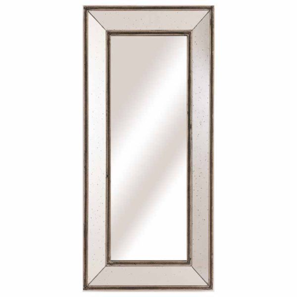 Augustus Wall Mirror - Glass/Wood - L8 x W55 x H120 cm - Bronze