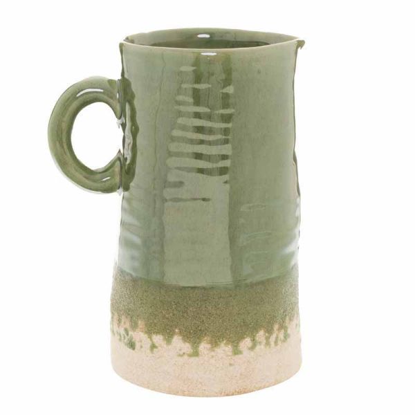 Seville Collection Jug - Ceramic - L19 x W19 x H25 cm - Olive