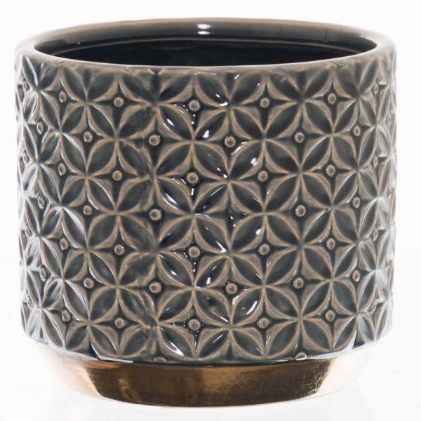 Seville Collection Lebes Planter - Ceramic - L17 x W17 x H15 cm