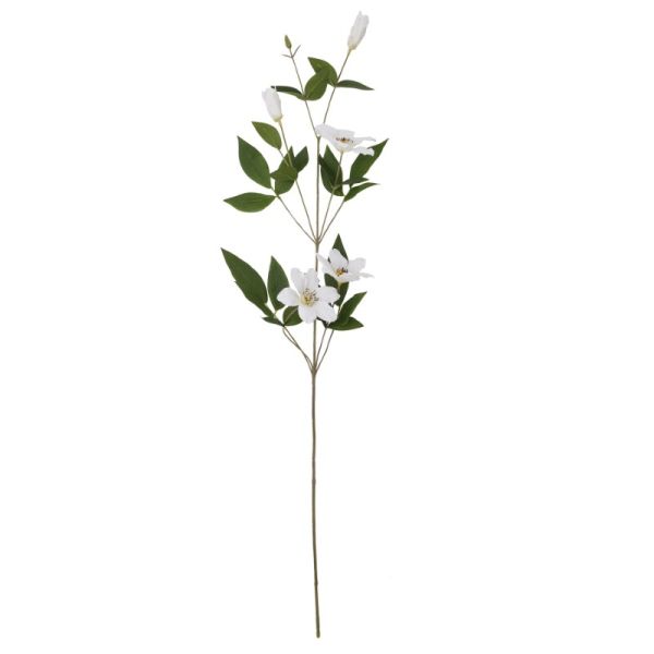 Florida Clematis - Plastic - L25 x W25 x H77 cm - White