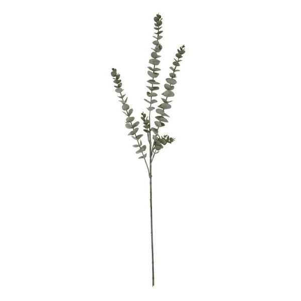 Gunnii Blue Artificial Eucalyptus Spray (Single Stem) - Plastic - L6 x W8 x H90 cm - Green