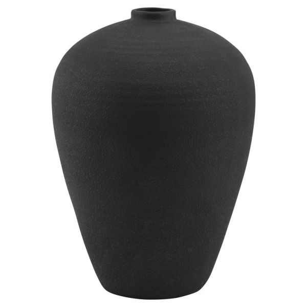 Tall Astral Vase - Ceramic - L40 x W40 x H57 cm - Matt Black