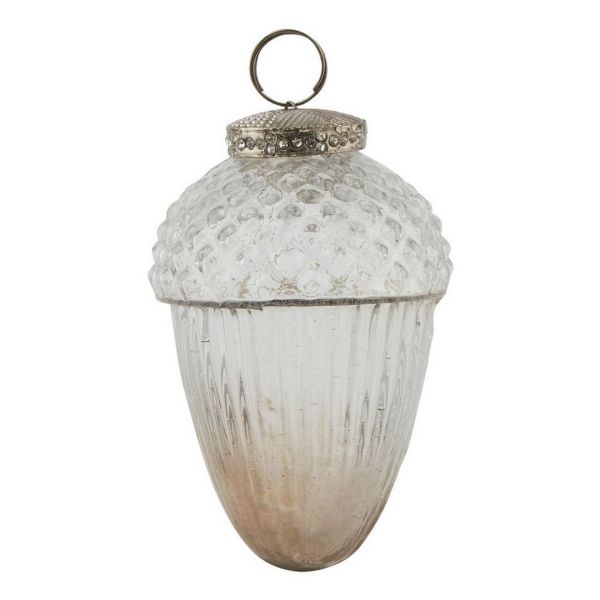 Coffee Ombre Collection Large Acorn Bauble - Glass - L7 x W7 x H10 cm