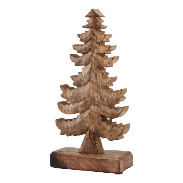 Natural Christmas Tree - Wood - L6 x W13 x H26 cm - Brown