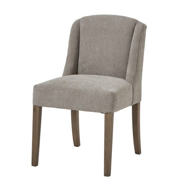 Crompton Woven Dining Chair - Wood - L59 x W52 x H87 cm - Taupe