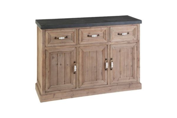 Pompeii Sideboard - Wood - L40 x W123 x H85 cm - Natural
