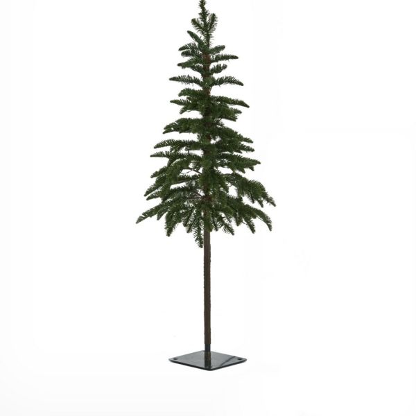 Medium Green Woodland Pre-Lit 200 Led Christmas Tree - Plastic - L50 x W50 x H120 cm - Green