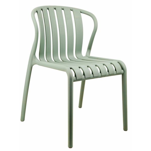 Axis French Chair - Plastic - L54 x W51 x H79 cm - Green