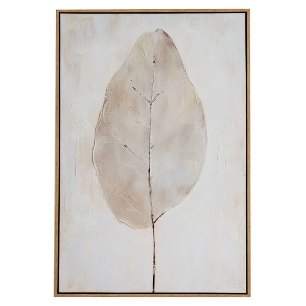 Ashenra Hand Painted Canvas in Frame - Wood - L3 x W60 x H90 cm - Multi-Coloured