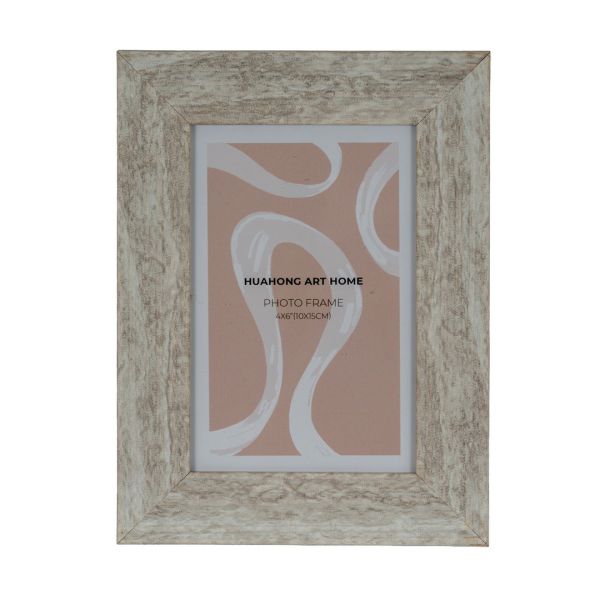 Kust Photo Frame 4X6 - Wood - White