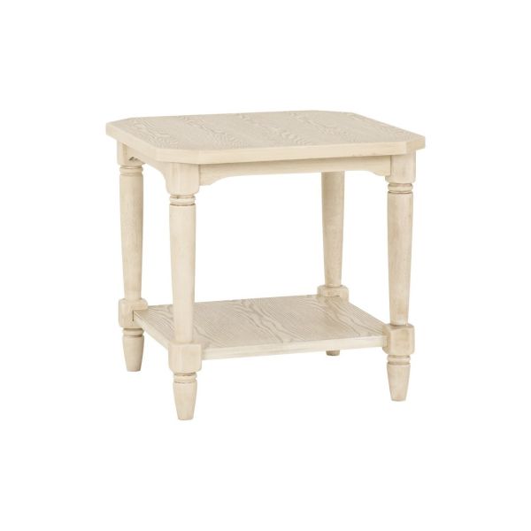 Chantilly Indoor Side Table - L56 x W56 x H54 cm - Antique White