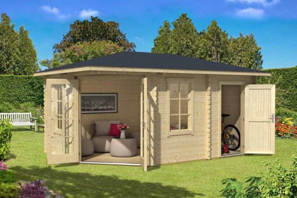 Aruba 2 A-Log Cabin, Wooden Garden Room, Timber Summerhouse, Home Office, Outdoor Gym by Buttercup Farm.