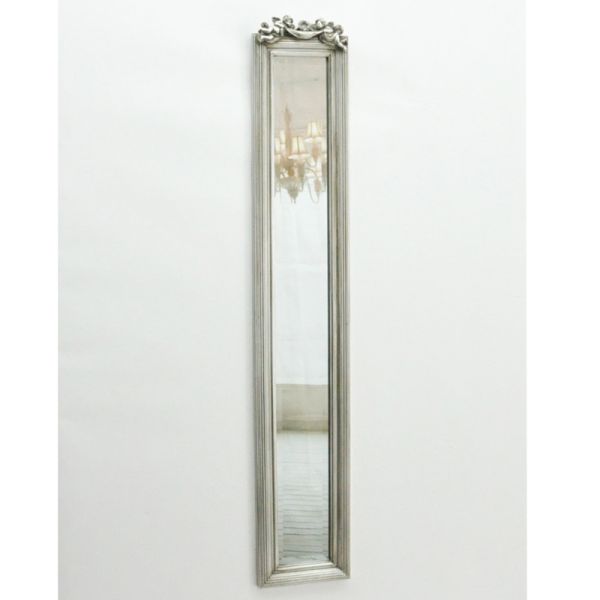 Rectangular Wall Mirror - L3 x W13 x H109 cm - Silver