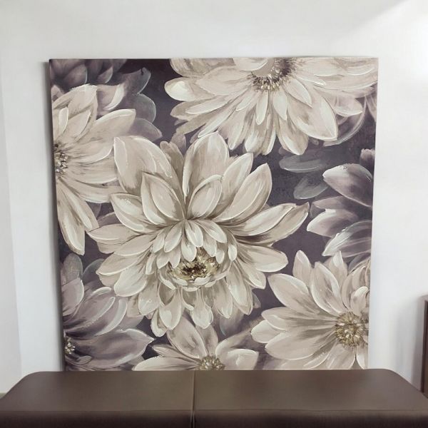 Canvas Graphic Wall Art - L2 x W80 x H80 cm