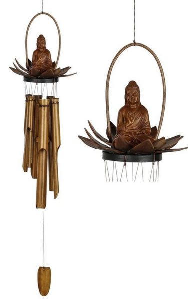 Garden Buddha Wind Chime - L17 x W35 x H52 cm
