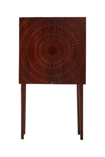 Vence Cabinet - Wood - L30 x W76 x H140 cm - Natural