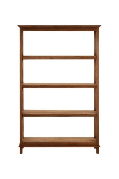 Lovina Four Tier Shelf Unit - Wood - L39 x W126 x H193 cm - Brown