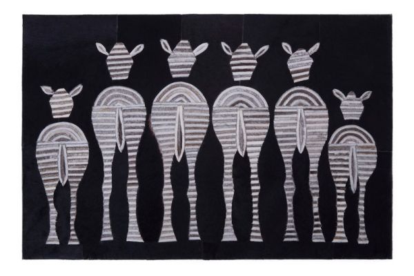 Safira Zebra Wall Art - Natural Wood - L2 x W76 x H51 cm - Assorted