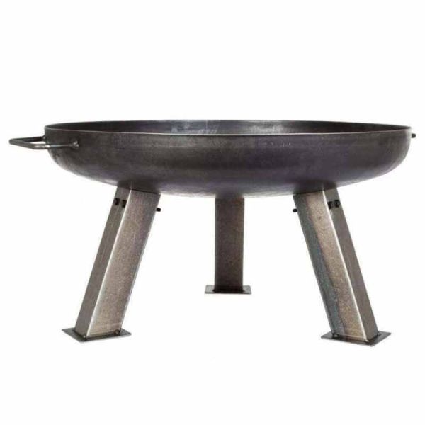 Pittsburgh Medium Firepit - Steel - L80 x W80 x H34 cm - Black