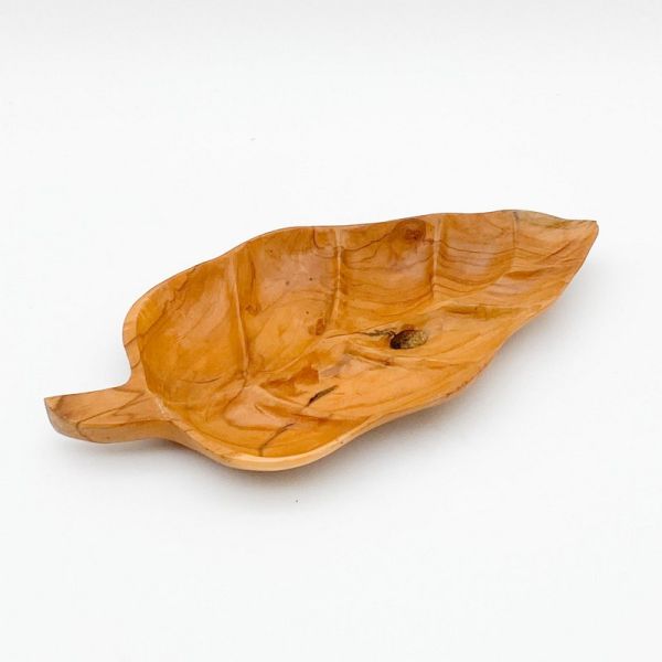 Leaf Bowl - L12 x W18 x H45 cm - Teak