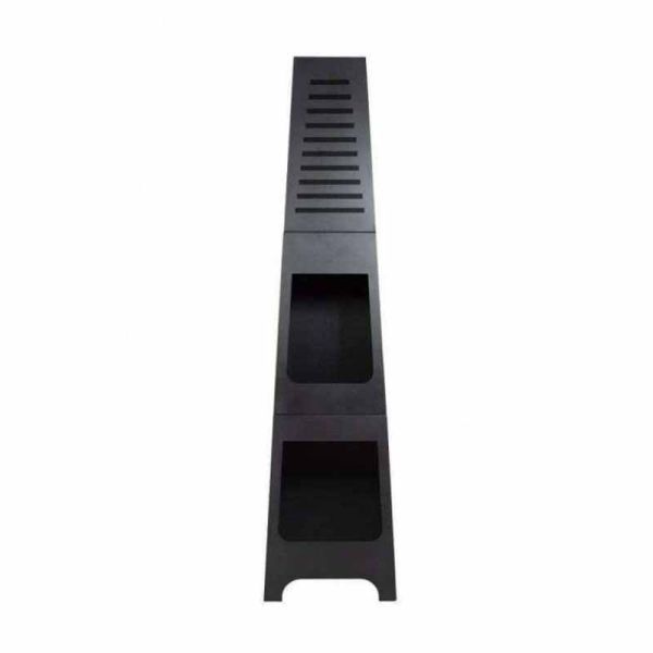 Skyline Chimenea - Steel - L36 x W36 x H150 cm - Black