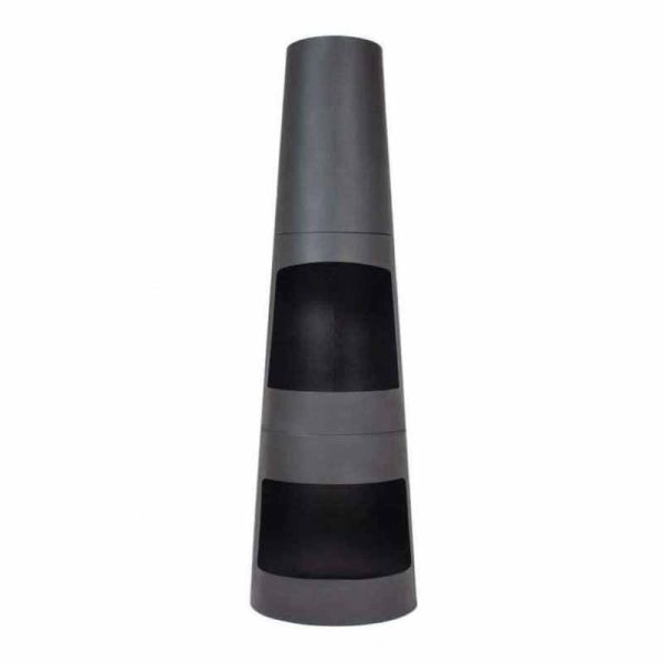 Circo Chimenea - Steel - L36 x W36 x H125 cm - Black