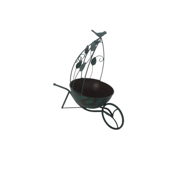 Garden Planter - Metal - L19 x W34 x H36 cm - Green