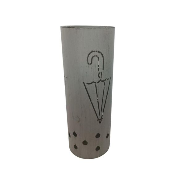 Umbrella Stand - Metal - L19 x W19 x H49 cm - Grey