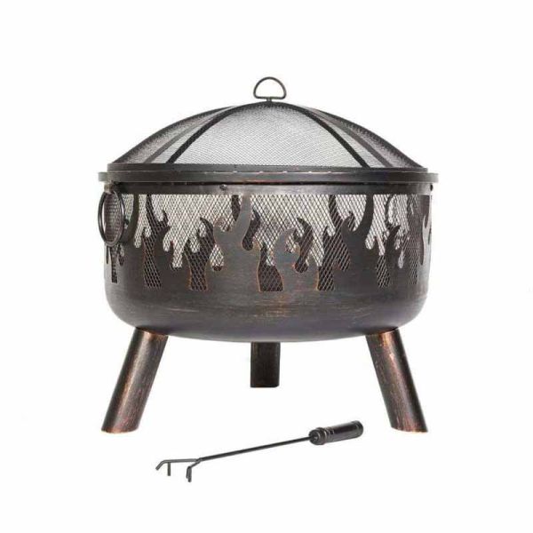 Wildfire Firepit - Steel - L61 x W61 x H61 cm - Bronze