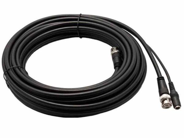 40m Professional Copper RG59 BNC Video and DC Power CCTV Cable
