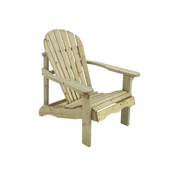 Salcombe Single Seat Lounge Chair - Timber - L9 x W7.1 x H9.2 cm - Natural
