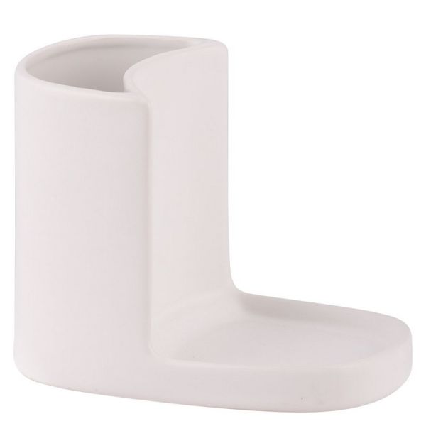 Utility Stand - Stoneware - L11 x W16 x H13 cm - White