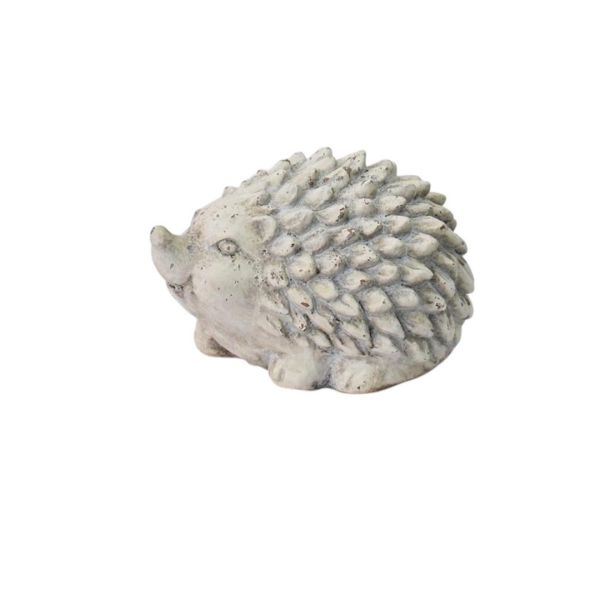 Hedgehog Ornament - L21 x W17 x H13 cm - Cream Cement