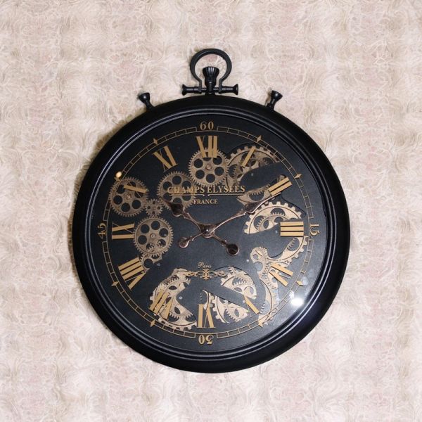 Gear Wall Clock - L8 x W62 x H62 cm