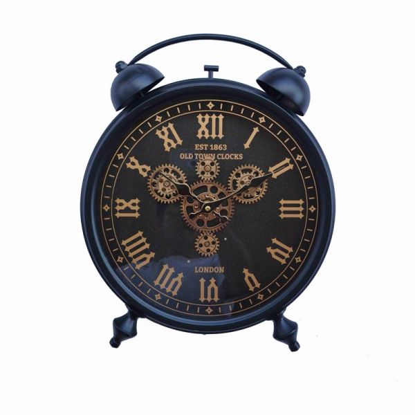 Gear Table Clock - L8 x W50 x H50 cm