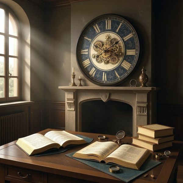 Gear Clock - L8 x W80 x H80 cm