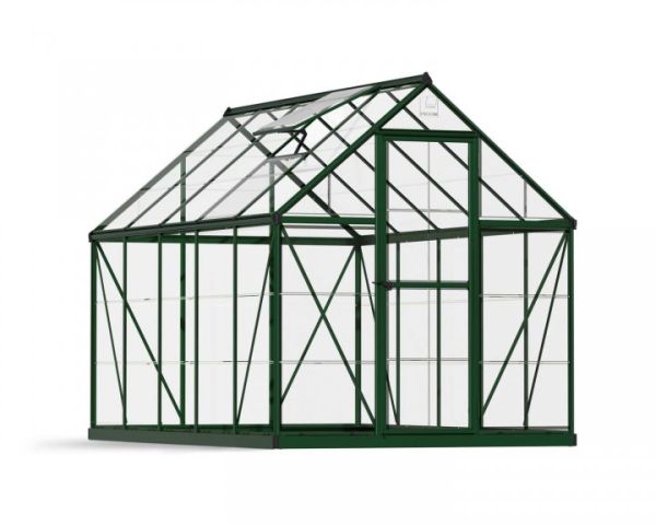 Greenhouse Harmony 6 x 10 - Polycarbonate - L306 x W185 x H208 cm - Green