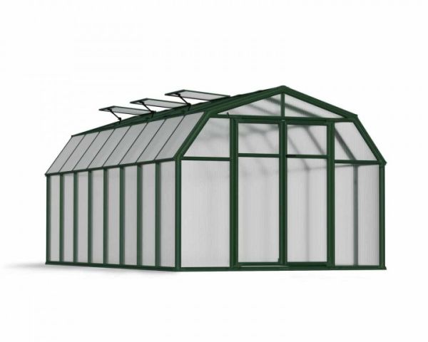 Greenhouse Hobby Gardener 8 x 16 - Polycarbonate - L516 x W266 x H208 cm