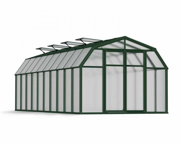 Greenhouse Hobby Gardener 8 x 20 - Polycarbonate - L641 x W266 x H208 cm