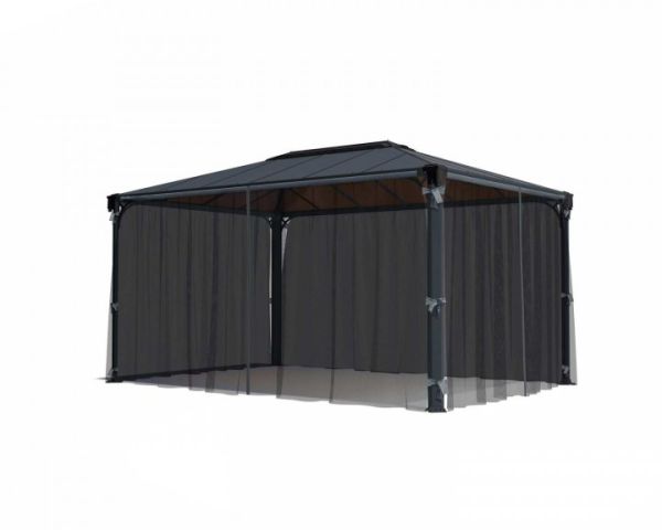 Net Curtain Set for Rectangle Gazebo 4X - L401 x W401 x H217 cm (Gazebo Not Included)