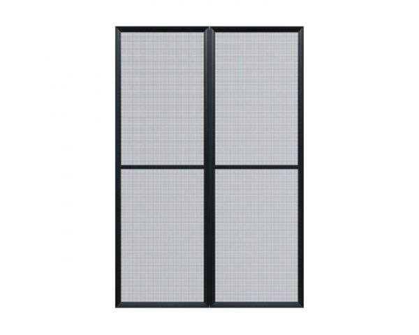 Lean To Greenhouse Screen Door Set Ledro/Garda/Sanremo - W137 x H204.8 cm - Grey