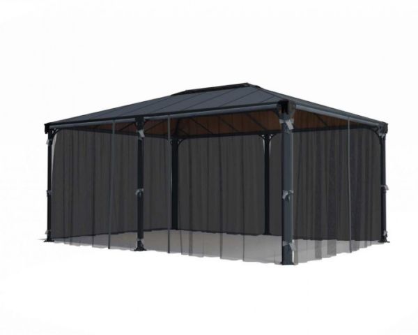 Net Curtain set for Rectangle Gazebo 4000/5000 - L465 x W465 x H217 cm (Gazebo Not Included)