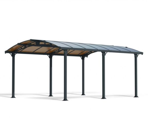 Tucson 5000 Garden Gazebo - Grey - L507 x W359 x H242 cm