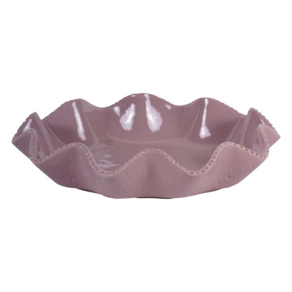 Laura Ashley Ledwell Bowl Large - Stoneware - L28 x W28 x H6 cm - Pink
