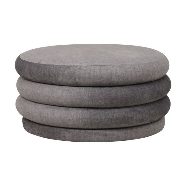 Casa Storage Ottoman - Plywood/MDF/EPE/Foam - L78 x W78 x H40 cm - Grey