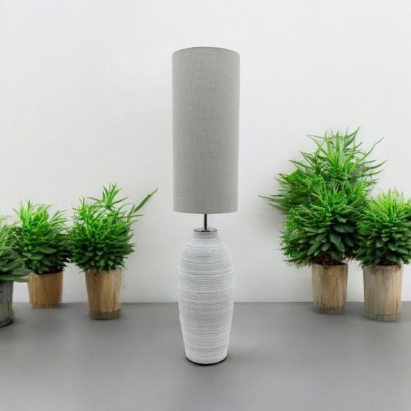 Table Lamp - Ceramic - L30 x W30 x H80 cm